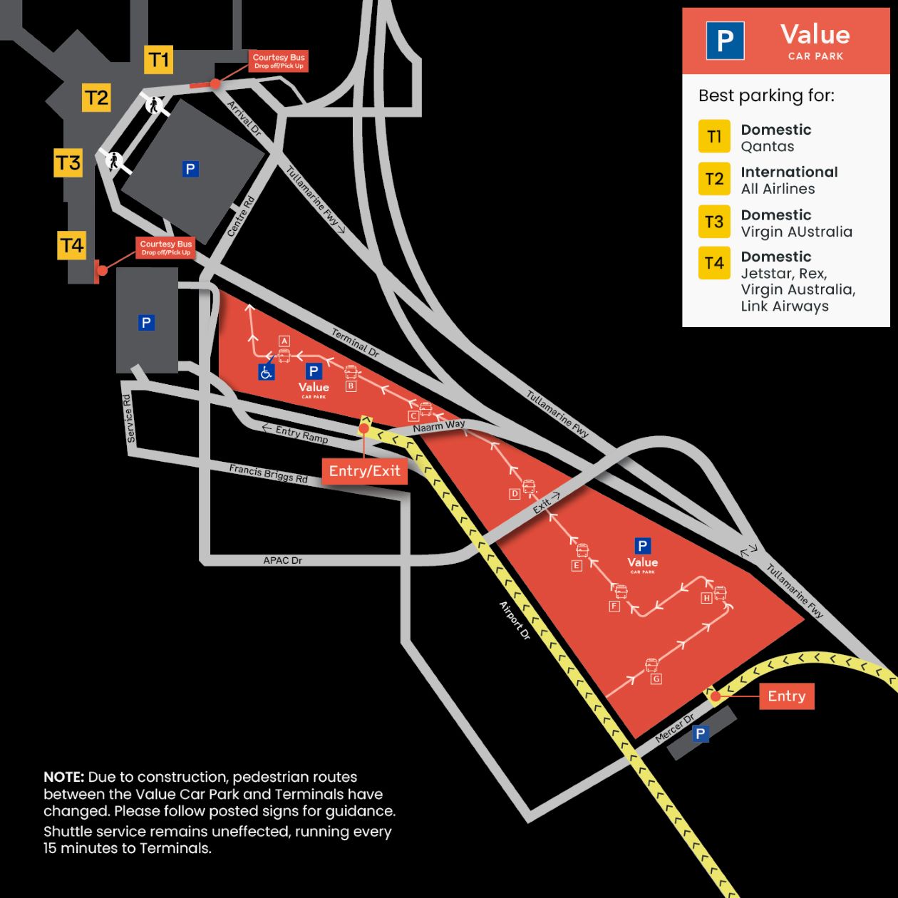 Long Term Car Park Melbourne Airport Cost parking.melbourneairport.com.au